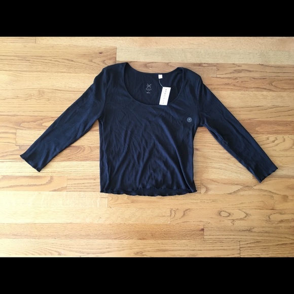 SOLD pacsun black basic long sleeve - Picture 2 of 4